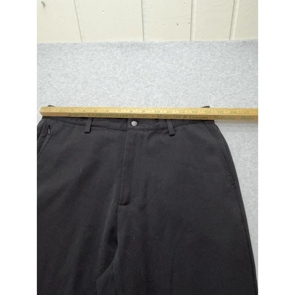 Quince Ultra-Stretch 24/7 Smart Pant Mens 30x30 Black Slim Dress Office LB82362